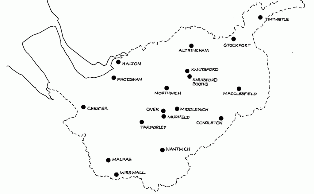 Boroughs of medieval Cheshire