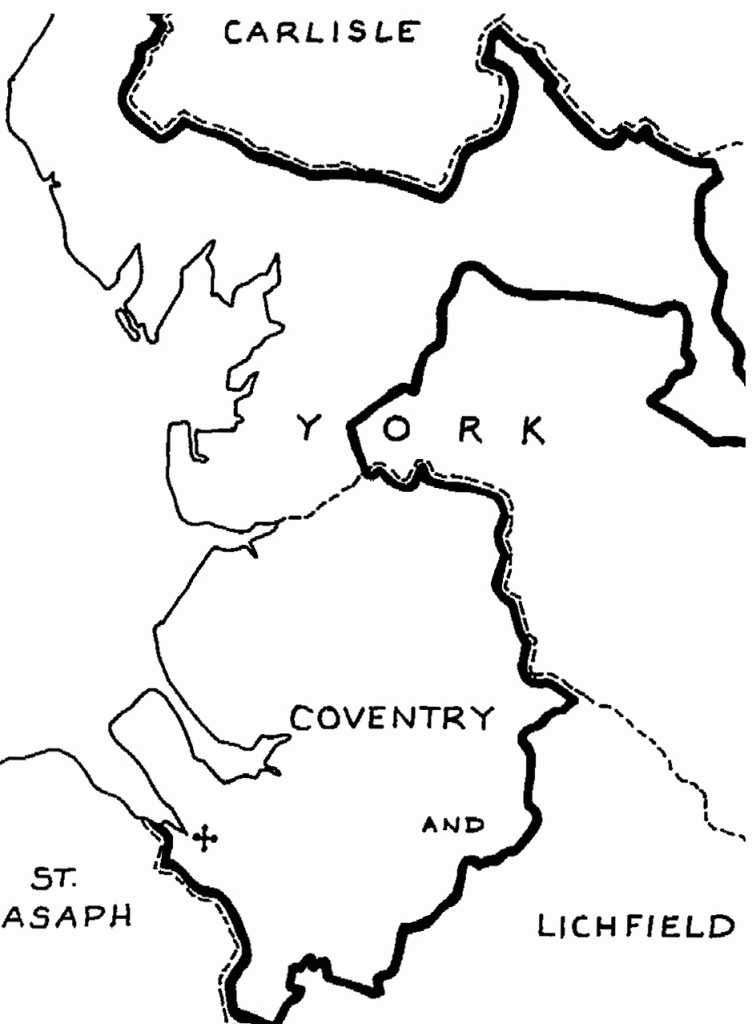 The creation of the diocese of Chester, 1541, from the pre-Reformation sees of Coventry & Lichfield & York