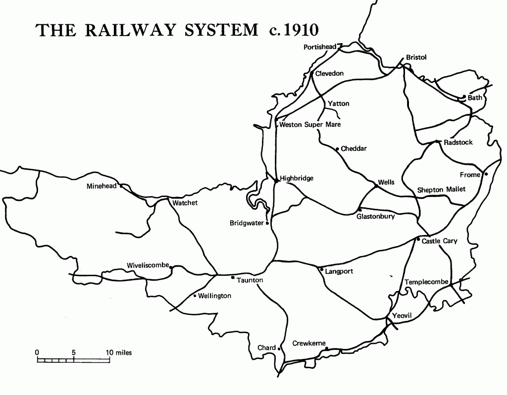 Somerset's Railway System c.1910