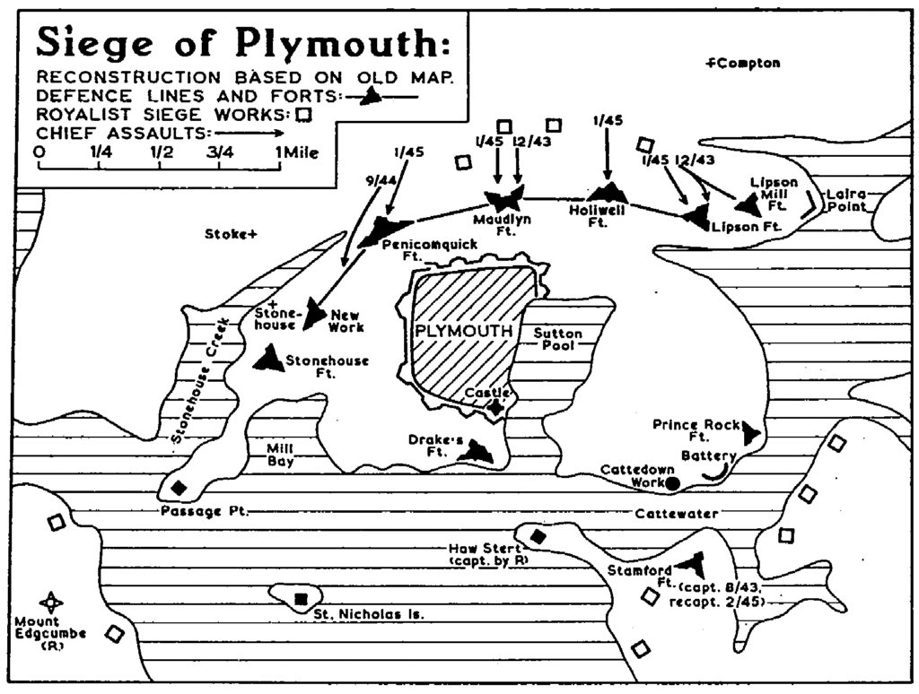 The Civil War in Devon - Siege of Plymouth