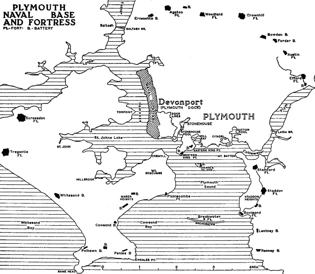 Devon - Plymouth Naval Base & Fortress