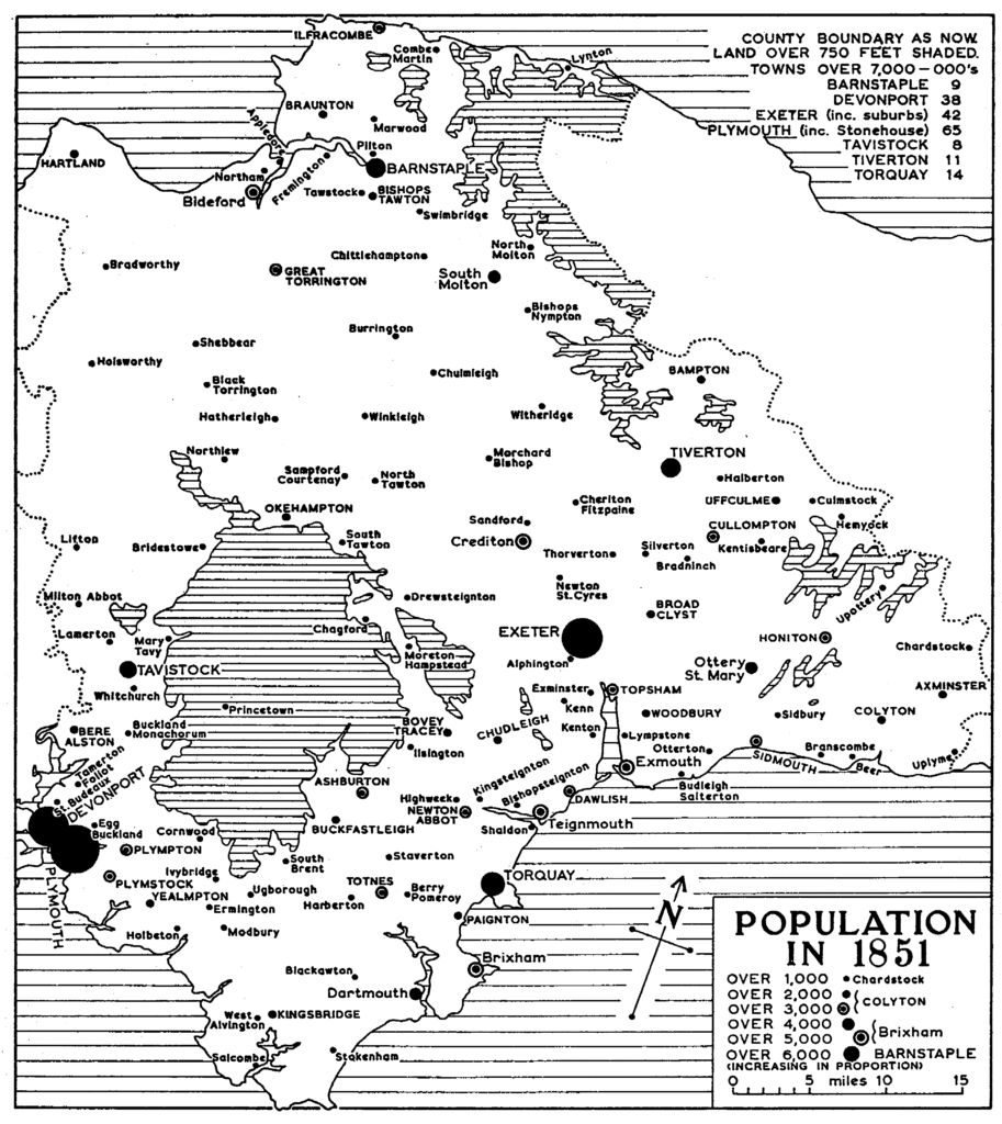 Devon - Population in 1851