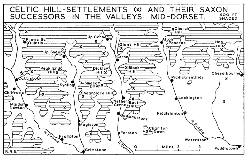 Celtic Hill Settlements & their Saxon Successors
